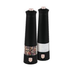Berlingerhaus Električni mlinček za poper in sol BH-9499 Set of 2 Black Rose Collection