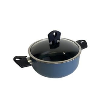 San Ignacio Pekač s pokrovom in nelepljivo površino BGEU-6960 NOIA 20 cm blue