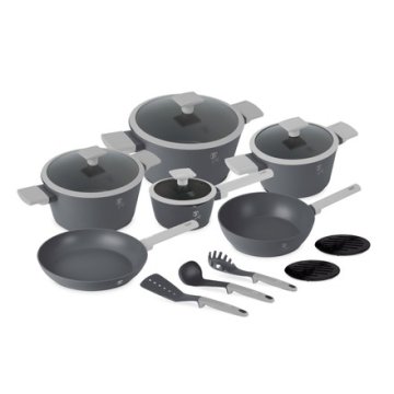 Berlingerhaus Set posod BH-8245 s titanovým povrchem 15 ks Aspen Collection