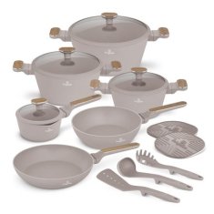 Berlingerhaus Set posod BH-8344 15 ks Taupe Nordic Collection
