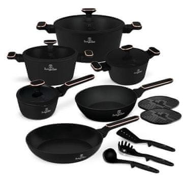 Berlingerhaus Set posod BH-8363 15 ks Black Rose Collection