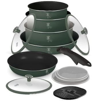 Berlingerhaus Set posod BH-8423 13 ks Matte Green Collection