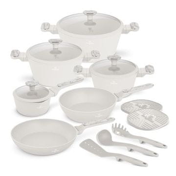 Berlingerhaus Set posod BH-8401 15 ks Sahara Marble Collection