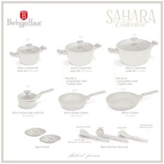 Berlingerhaus Set posod BH-8401 15 ks Sahara Marble Collection