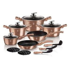 Berlingerhaus Set posod BH-1224 15 ks Rosegold Metallic Line
