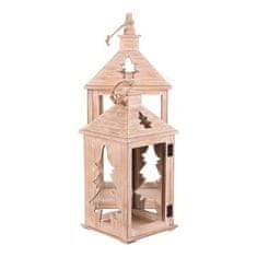 Autronic Svetilka Wooden lantern - conifer pattern, price for a set of 2 pieces (DA220)