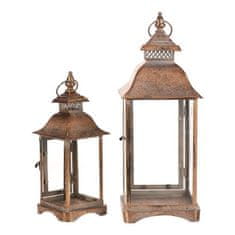 Autronic Svetilka Four-sided lantern - metal, gold, price for a set of 2 pieces (FUP533)