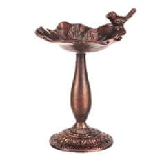Autronic Napajalnik/krmilnik Bird feeder - metal stand, with bird, copper-antique color (UM0954 COP-ANT)