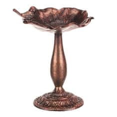 Autronic Napajalnik/krmilnik Bird feeder - metal stand, with bird, copper-antique color (UM0954 COP-ANT)