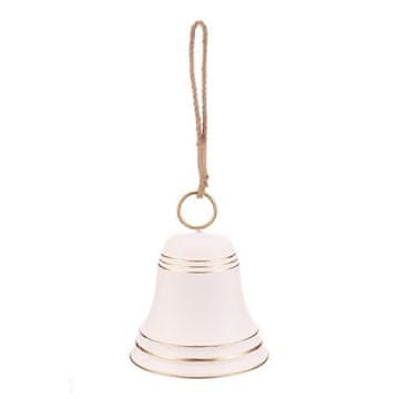Autronic Viseči okrasek Bell - hanging decoration, metal, white (KOC511 WT)