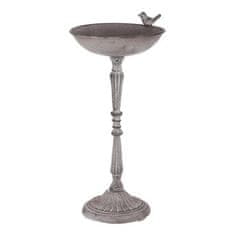 Autronic Napajalnik/krmilnik Bird feeder - metal stand, with bird, gray color (UM0951 GREY)