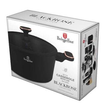 Berlingerhaus Lonec s titanovo prevleko in pokrovom BH-8359 28 cm Black Rose Collection