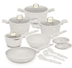 Berlingerhaus Komplet posode s titanovo prevleko BH-8081 15 pcs Sahara Collection