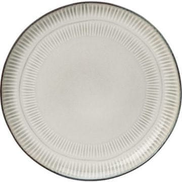 SIAKI Plošča KO-Q97001520 desertni set 6 kosov 21 cm siva lončevina