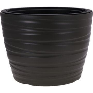 ProGarden Cvetlični lonec KO-Y89300760 plastika 47x35 cm temno siva