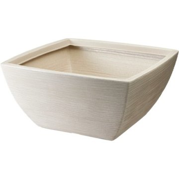 ProGarden Cvetlični lonček KO-Y54204000 rebrasti kvadrat 52 x 25 cm peščena