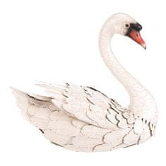 Autronic Vrtni okraski Swan - kovinski, velikost M, bel (SR2031-M)