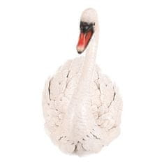 Autronic Vrtni okraski Swan - kovinski, velikost M, bel (SR2031-M)