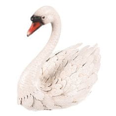 Autronic Vrtni okraski Swan - kovinski, velikost M, bel (SR2031-M)