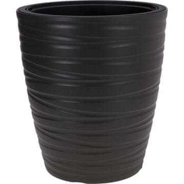 ProGarden Cvetlični lonec KO-Y89300910 plastika 47,5 x 52,3 cm temno siva