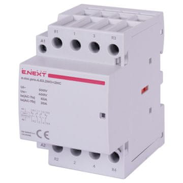 NEX Modularni kontaktor PRO 4P 63A 2NO+2NC 230V AC