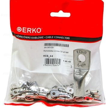 Haberkorn KCS CU 6mm M4 cevni ušesni terminal 50 kos