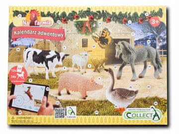 COLLECTA Adventni koledar Na kmetiji Konj Krava Koza Gos 84178