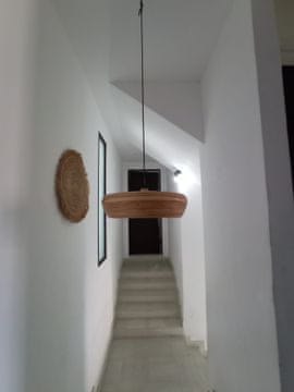 BAMBUSOVA SVETILKA WAFA S 30 CM