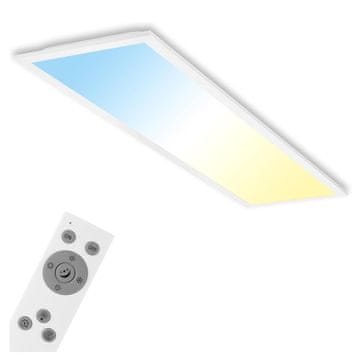BRILONER Stropna LED plošča s stropno svetilko z daljinskim upravljalnikom 24W CCT zatemnilnik s časovnikom 2600lm