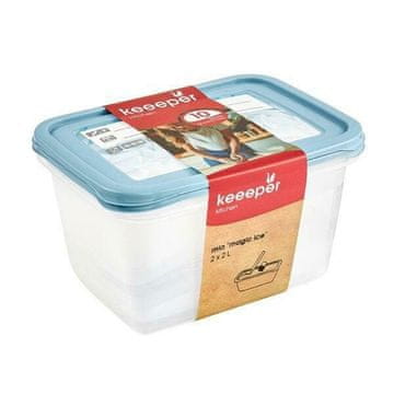 Komplet posod za led Keeper Mia Magic 2x2l 306926..