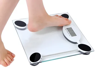 Elektronska kopalniška tehtnica do 150 kg, steklena, z LCD zaslonom, kg lb, wagPRO-B6