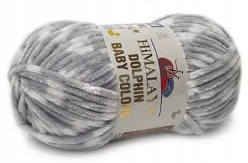 HIMALAYA DEBELOSTNA preja DOLPHIN BABY COLORS 80432 sivo-bela