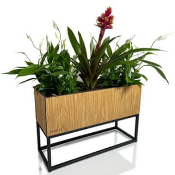 Flexistyle FIORINO hrastovo stojalo za rože v podstrešju 62x22x40 cm
