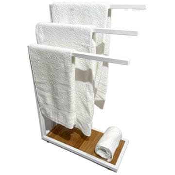 Flexistyle LOFT belo stojalo za brisače za kopalnico