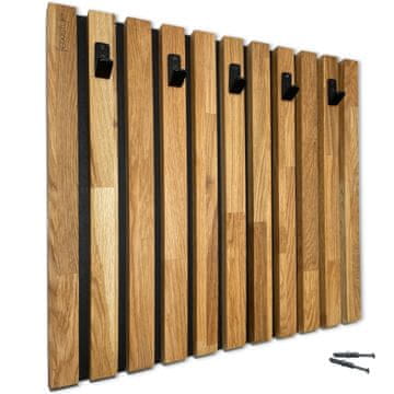 Flexistyle Leseni obešalnik za oblačila Lamele 60 cm