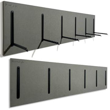Flexistyle Siv obešalnik za oblačila 25x100cm za jakne
