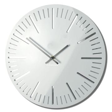 Flexistyle Stenska ura TRIM bela sijajna 30 cm