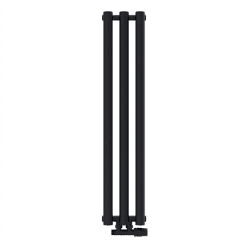 Kopalniški radiator Azure 150x24,2 cm mat črn STR ZDC 312 W