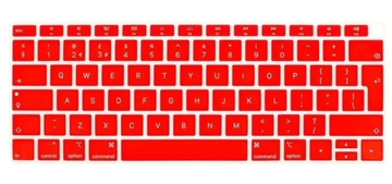 Ovitek za tipkovnico MacBook, rdeč