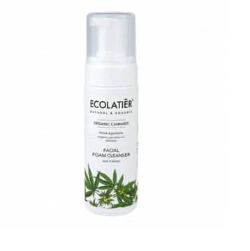 Ecolatier organska pena za učvrstitev obraza z okusom konoplje 150 ml