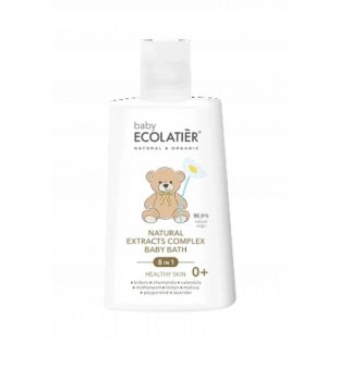 Ecolatier Naravni izvlečki kompleksa 8 v 1 "Zdrava koža" za kopel dojenčka 0+