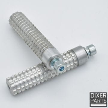 Rezkani aluminijasti kljukice za noge - 22 x 100 mm