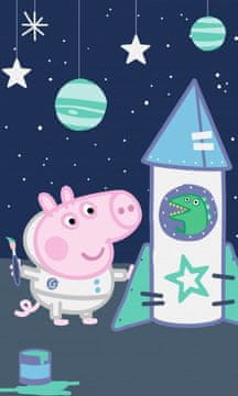 Carbotex PEPPA PIG MALA VRTČKA BOMBAŽNA BRISAČA 30 x 50 ZA ŠOLO
