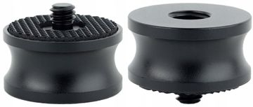 Redukcijski tulec za stativen aluminij z gumo 20 mm, 1/4" na 3/8"