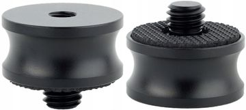 Redukcijski tulec z 1/4" na 3/8" aluminijastega stativa z gumo 22 mm