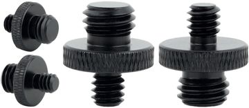 Adapter z redukcijskim vijakom 1/4" na M10 stativ z aluminijastim črnim lučjo 18 mm