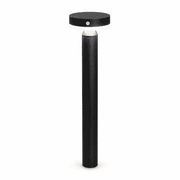 SANICO Solarna LED svetilka s senzorjem gibanja in mraka Goldlux GUINEA 50 cm 4000K 400 lm PIR USB-C IP44 črna
