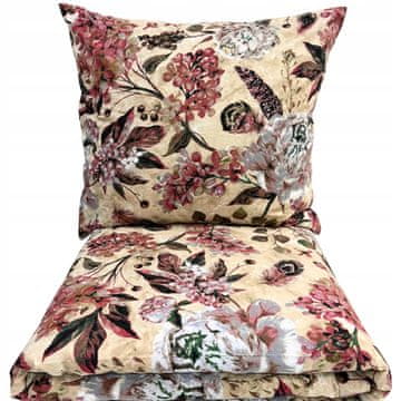 POSTELJNINA 160x200 100% DEBEL BOMBAŽ 3-DELNI POLISH PREMIUM FLOWERS