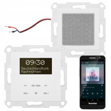 Technisat Vgradni radio Bluetooth budilka DAB+ DIGITRADIO UP 55 TEM