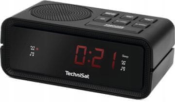 Technisat Digiclock 2 FM LED radio ura z napajanjem iz omrežja in baterij